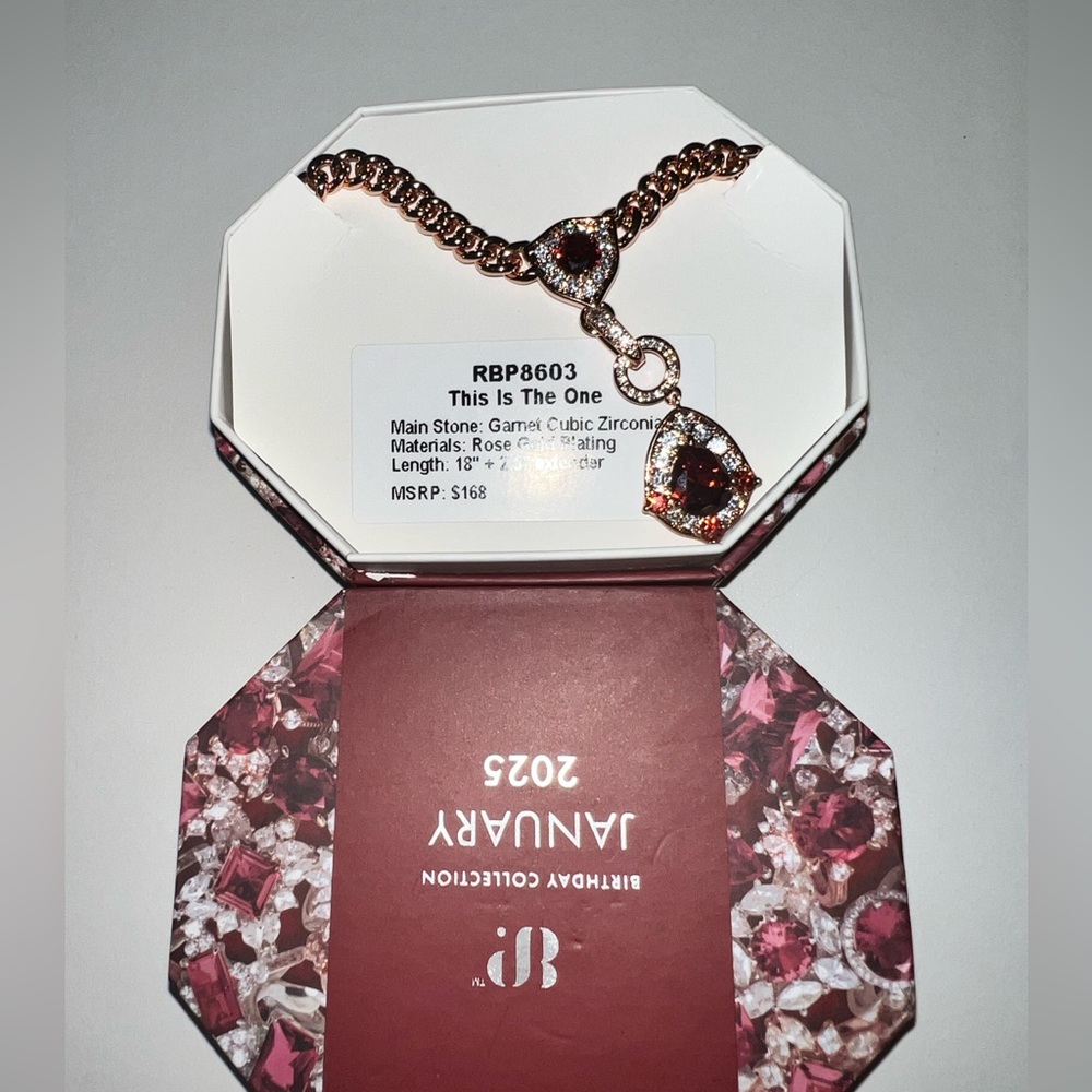 This Is The One Ring Bomb Party Jan Bday Necklace Rose Gold Plating